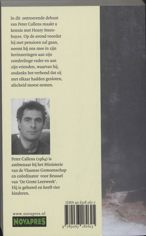 Achterkant van Besef van ooit
