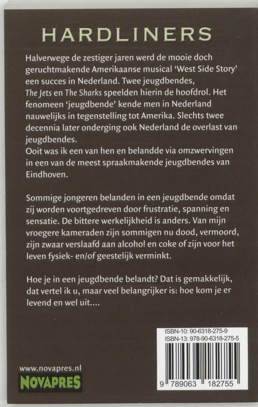 Achterkant van Hardliners