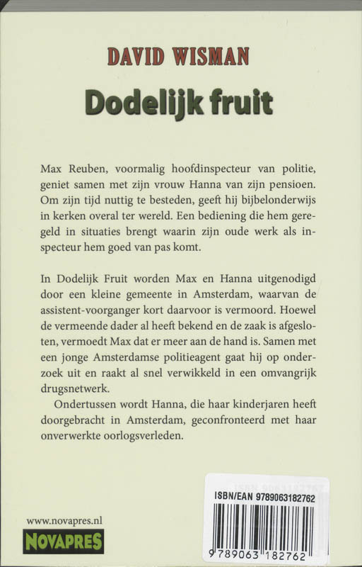 Achterkant van Dodelijk fruit