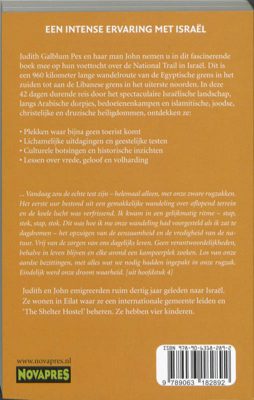 Achterkant van Doorwandel het land