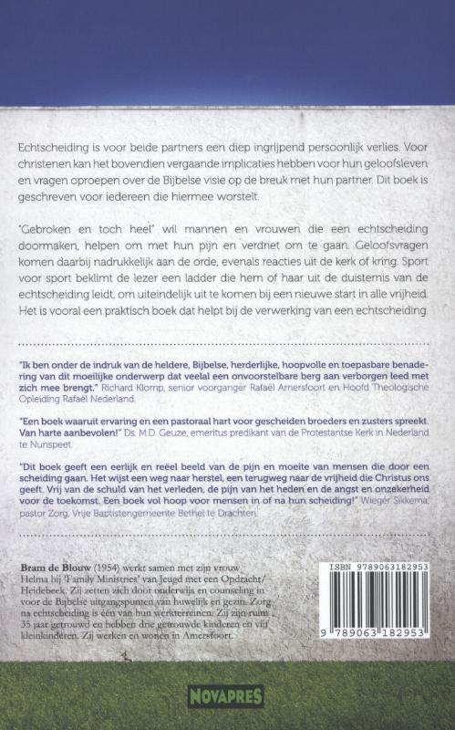 Achterkant van Gebroken en toch heel