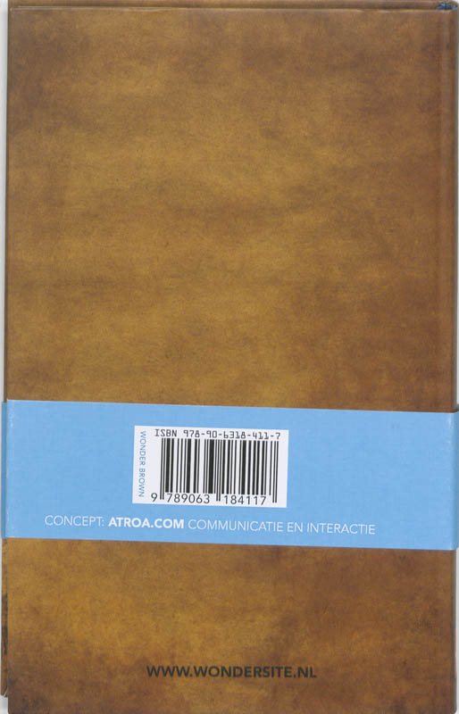Achterkant van Wonder brown