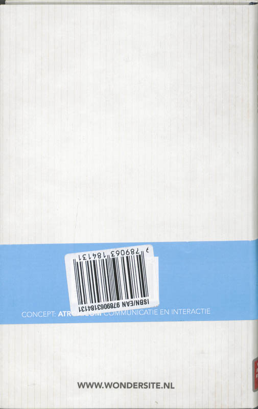 Achterkant van Wonder -white