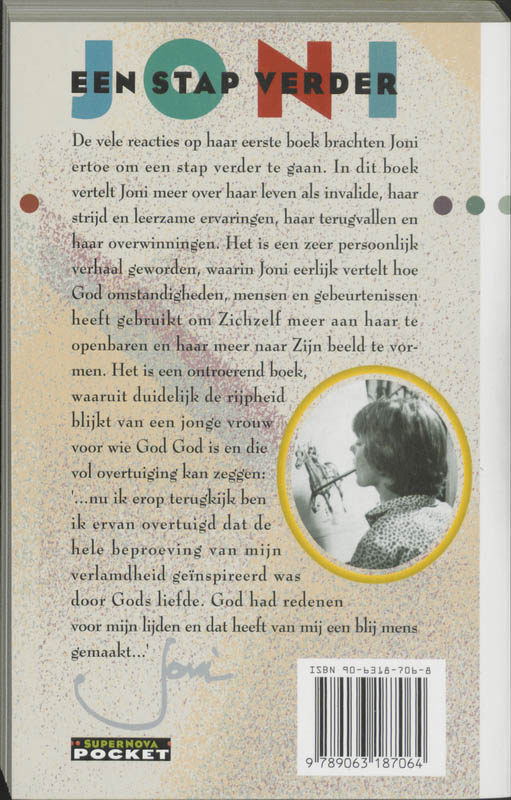 Achterkant van Een stap verder