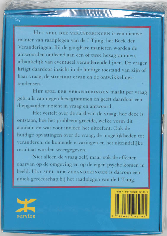 Achterkant van Het spel der veranderingen