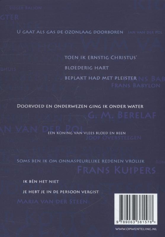 Achterkant van Onnaspeurbaar