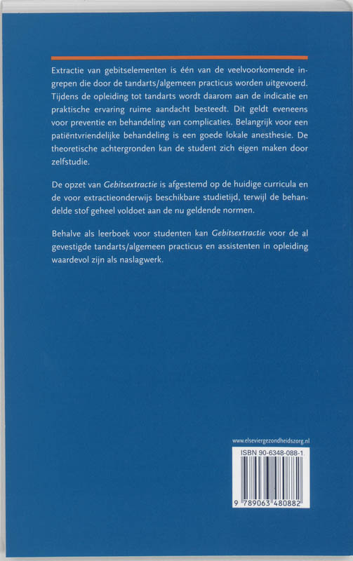 Achterkant van Gebitsextractie