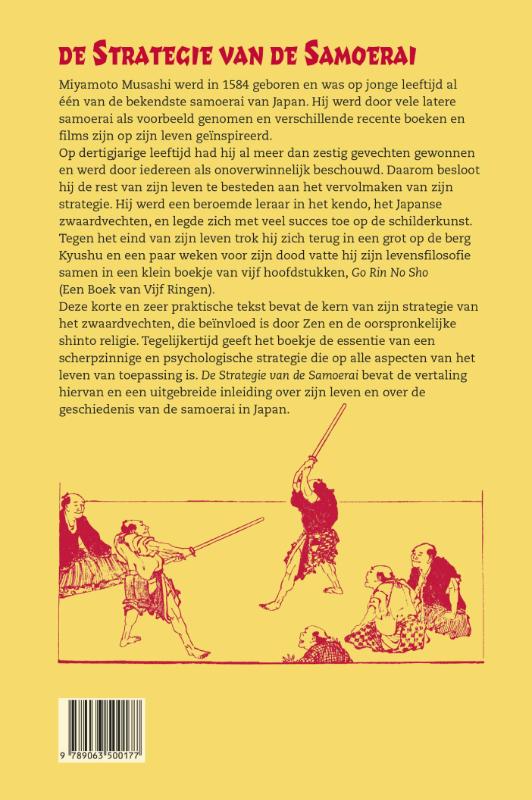 Achterkant van De strategie van de Samoerai
