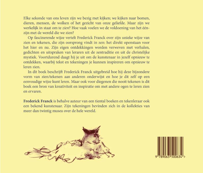 Achterkant van Zen zien, zen tekenen