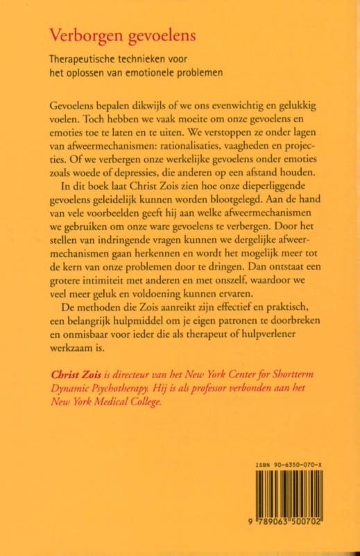 Achterkant van Verborgen gevoelens