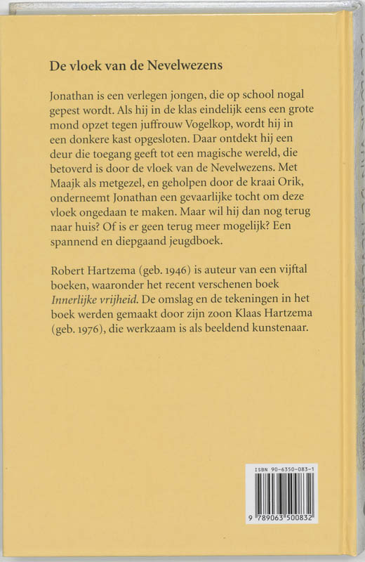 Achterkant van De vloek van de Nevelwezens