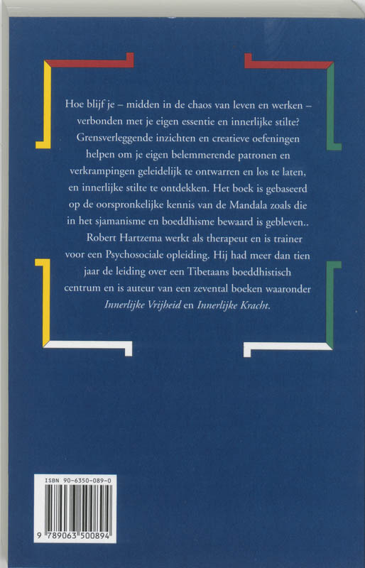 Achterkant van Stilte in de chaos