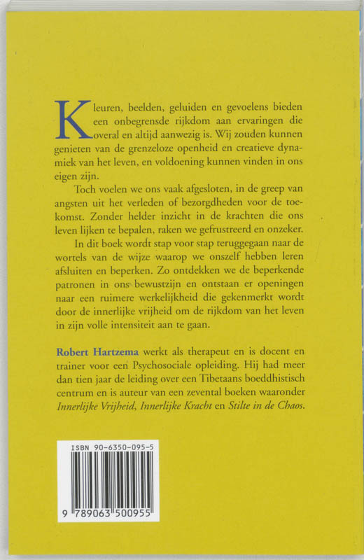 Achterkant van Tussen 2 gedachten
