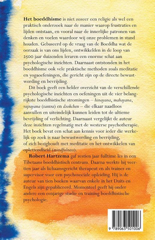 Achterkant van Boeddhistische Psychologie