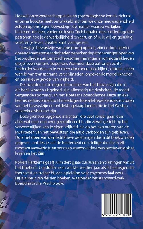 Achterkant van Dimensies van bewustzijn