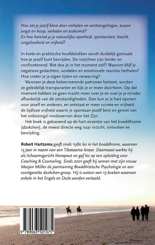 Achterkant van Vrij & onbezorgd