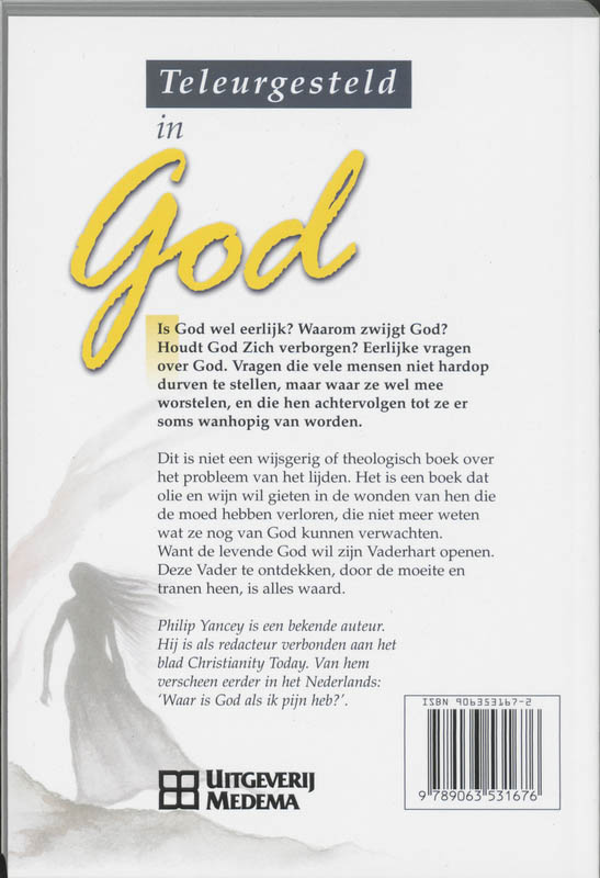 Achterkant van Teleurgesteld in God