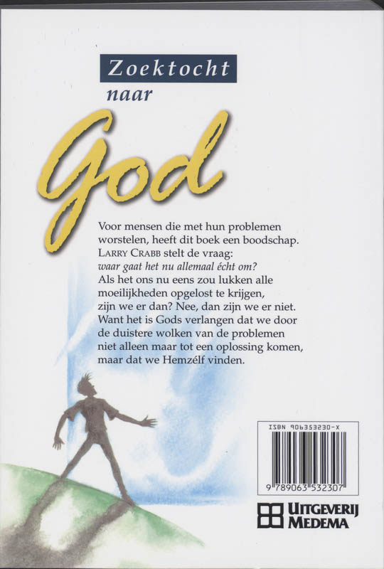 Achterkant van Zoektocht naar God