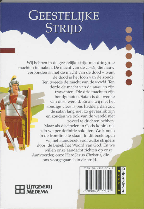 Achterkant van Geestelijke strijd