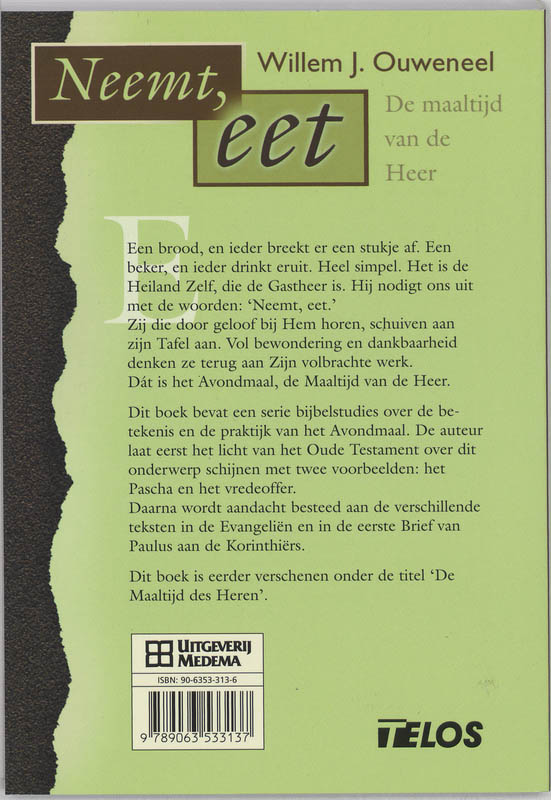 Achterkant van Neemt, eet