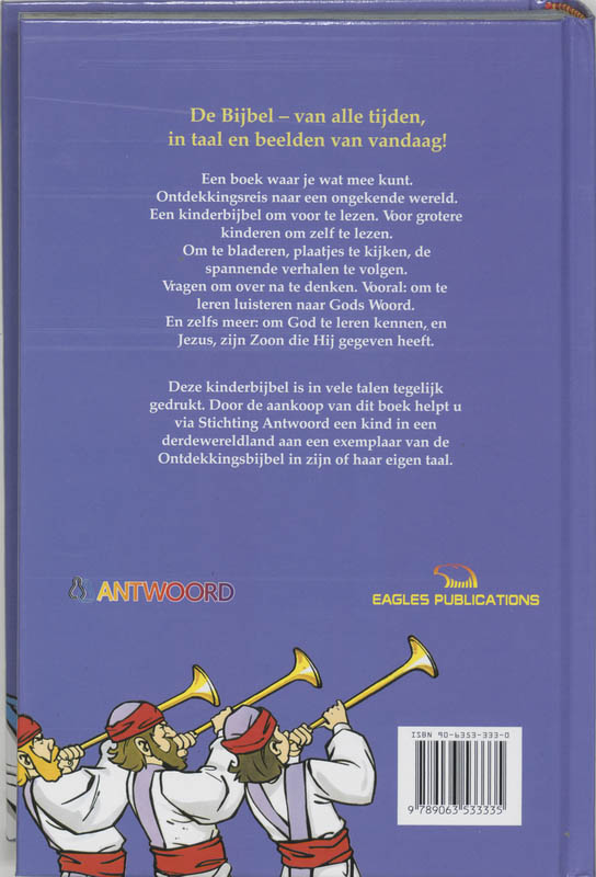 Achterkant van Ontdekkingsbijbel