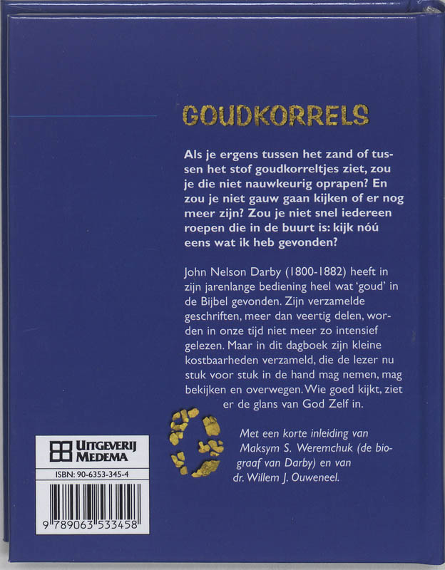 Achterkant van Goud korrels