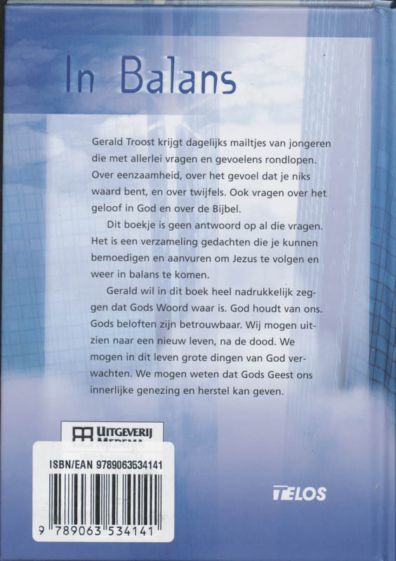 Achterkant van In balans