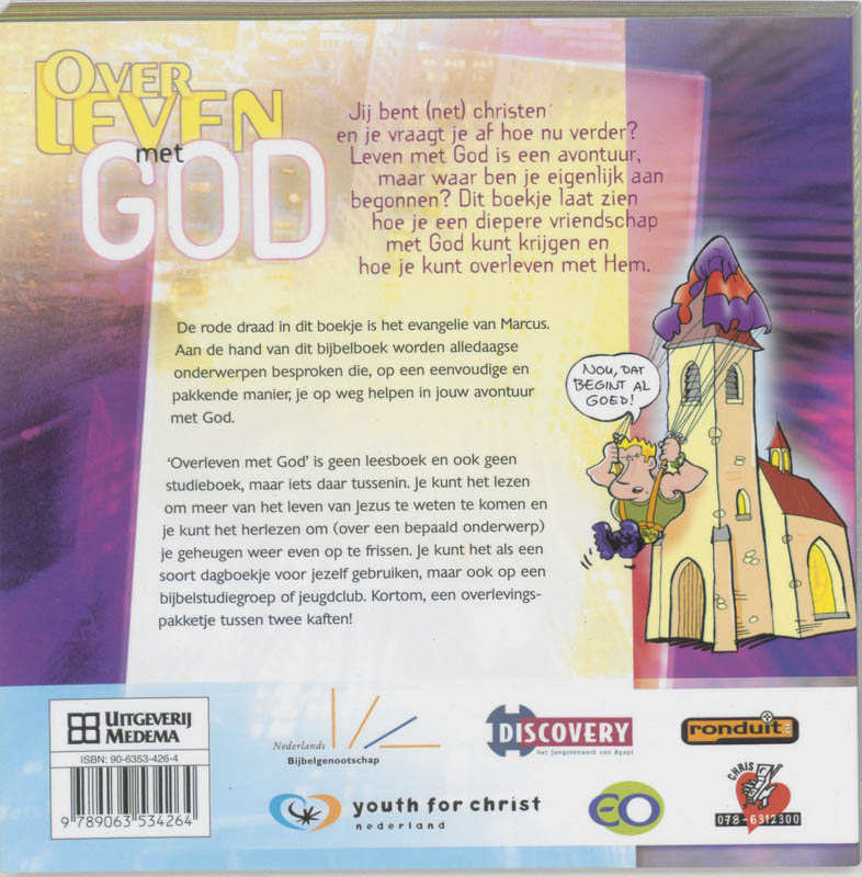 Achterkant van Overleven met God