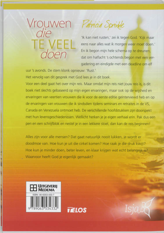 Achterkant van Vrouwen die te veel doen