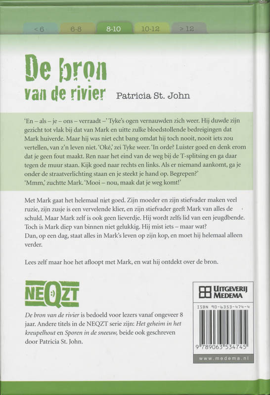 Achterkant van De bron van de rivier