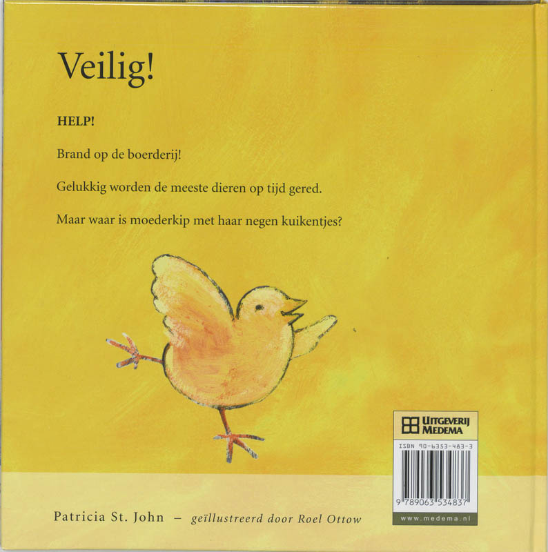 Achterkant van Veilig!