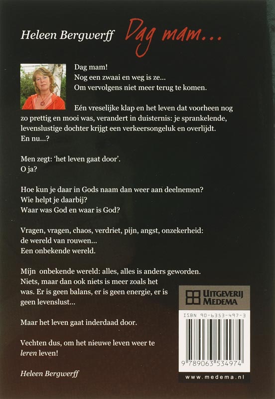 Achterkant van Dag mam...