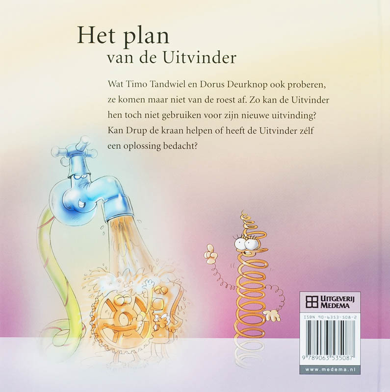 Achterkant van Het plan van de Uitvinder