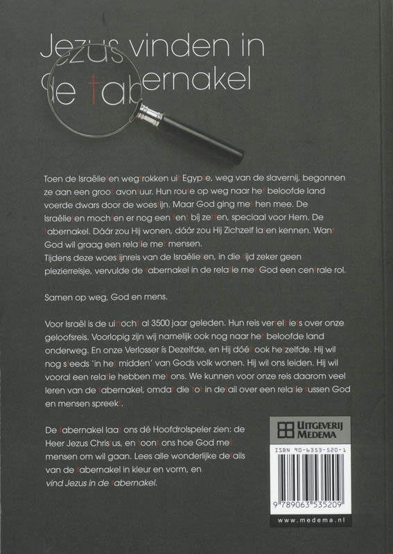 Achterkant van Jezus vinden in de tabernakel