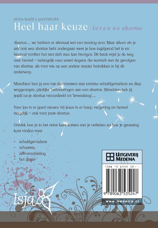 Achterkant van Heel haar keuze