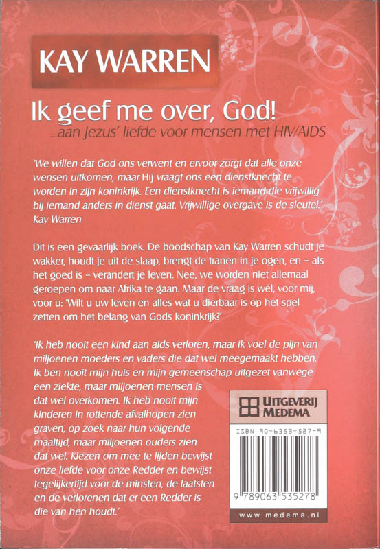 Achterkant van Ik geef me over, God!