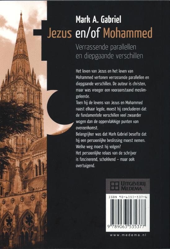 Achterkant van Jezus en of Mohammed