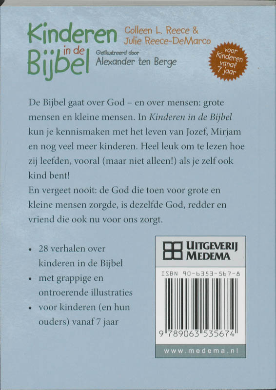 Achterkant van Kinderen in de Bijbel