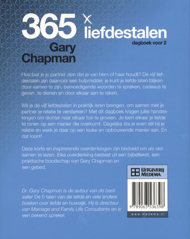 Achterkant van 365x liefdestalen