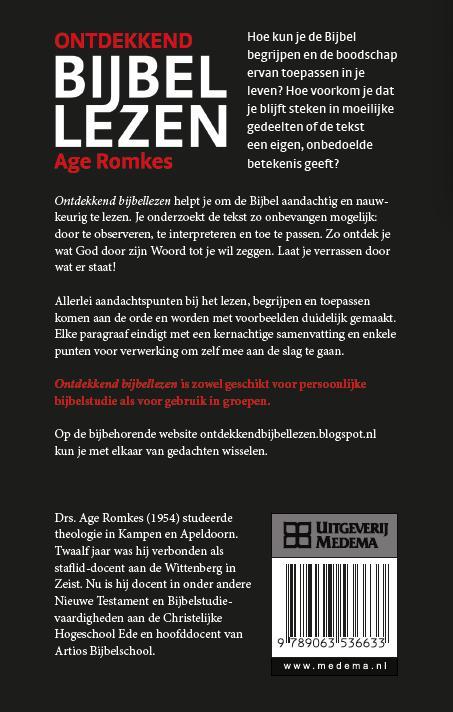 Achterkant van Ontdekkend bijbellezen