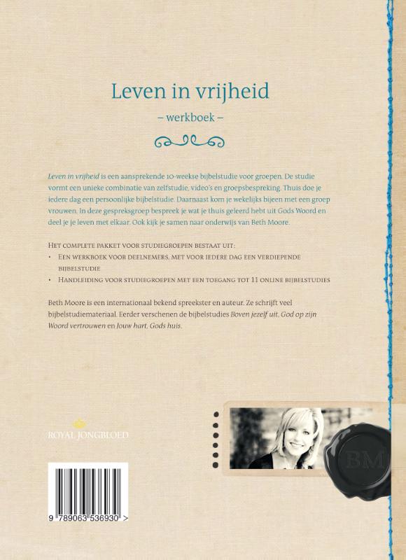 Achterkant van Leven in vrijheid