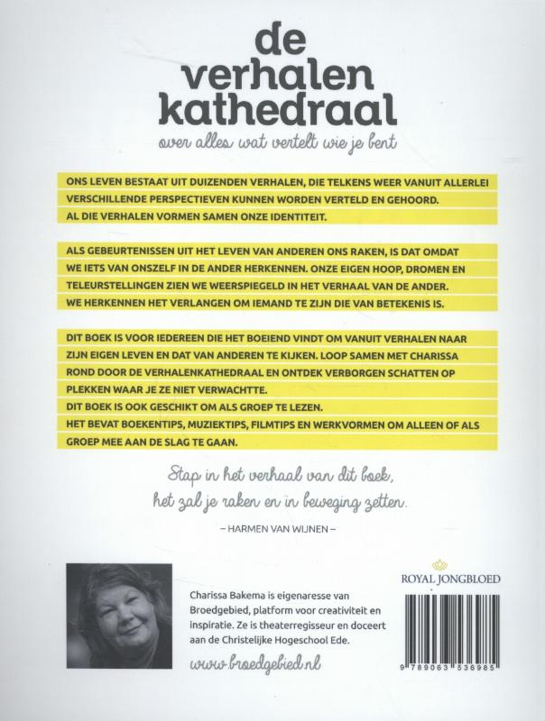 Achterkant van De verhalenkathedraal