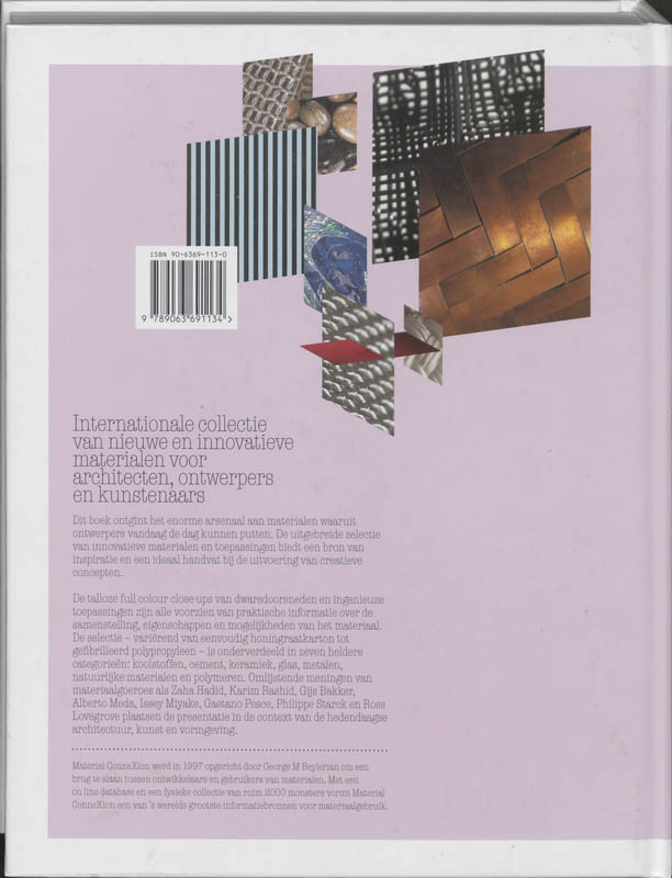 Achterkant van Materialenboek