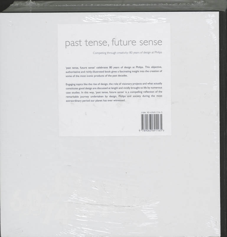Achterkant van Past Tense, Future Sense