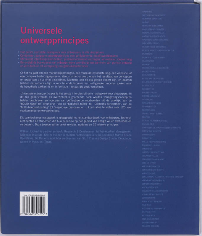 Achterkant van Universele Ontwerpprincipes