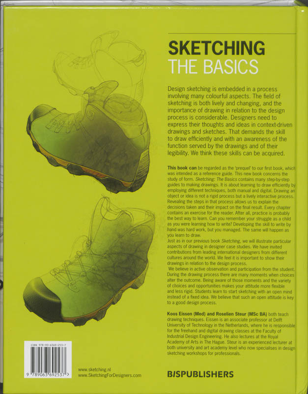 Achterkant van Sketching - The Basics