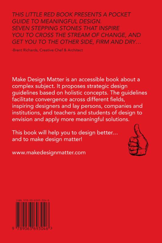 Achterkant van Make design matter