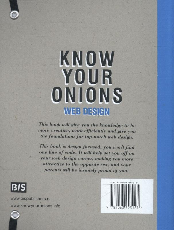 Achterkant van Know your onions
