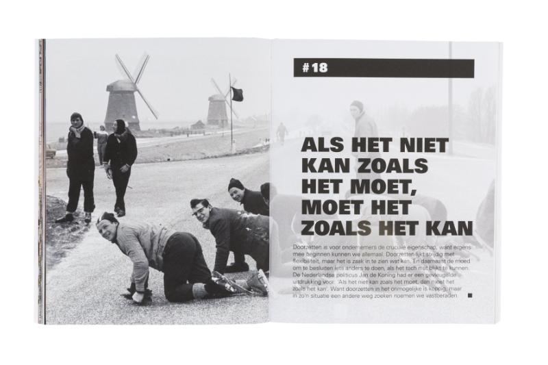 Achterkant van Think like a manager, don't act like one