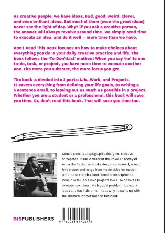 Achterkant van Don't read this book